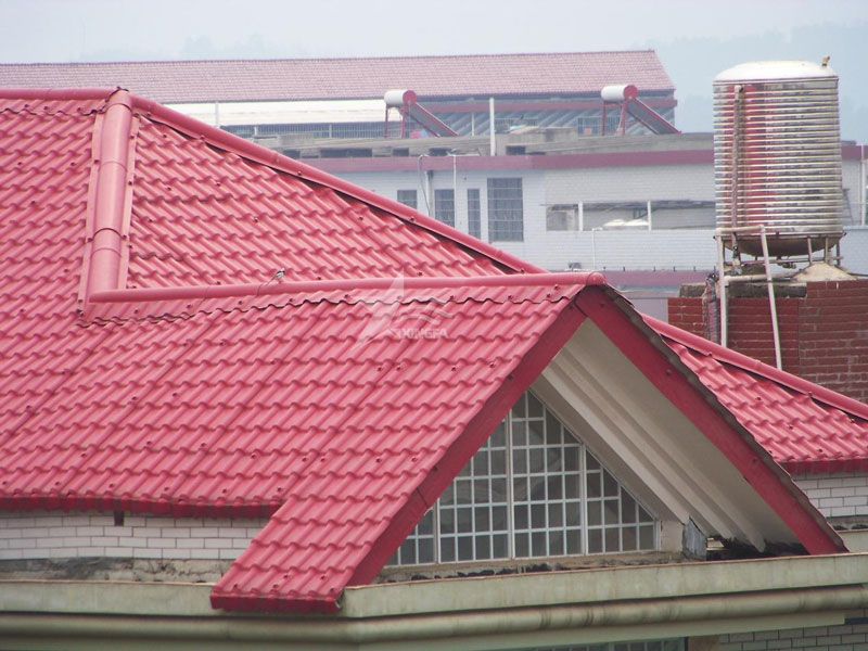 新型屋面建材合成樹脂瓦，傳統(tǒng)建筑用瓦的傳承替代建筑材料